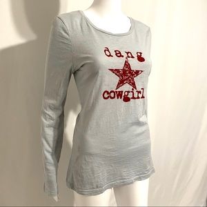 Dang Chicks “Dang Cowgirl” tee Sz XL